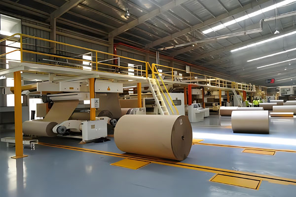 造纸厂瓦楞纸生产用电蒸汽锅炉加热